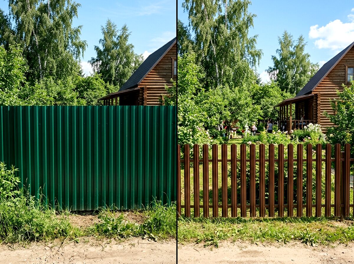 Профнастил или евроштакетник: что выбрать для дачи в Подольске?
